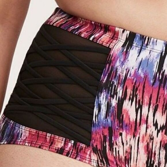 Torrid Bikini Swim Set 3X Mirage Lattice Mesh - Picture 5 of 14